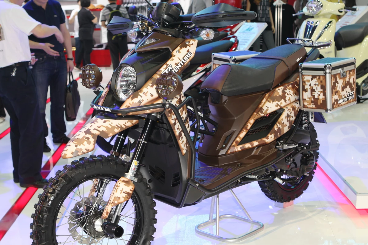The Yamaha TTX Adventure scooter