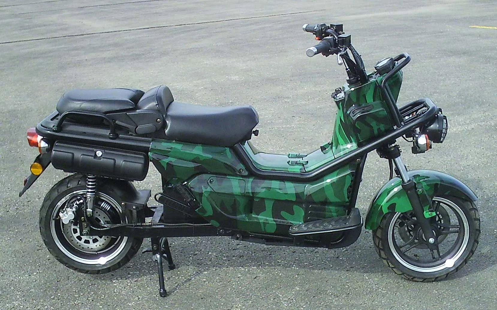 The ZEV Trail and Utility electric scooter