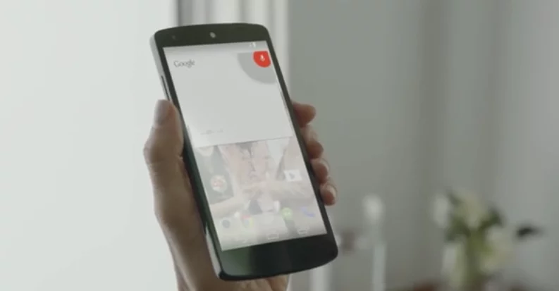 Google voice control is easily accessed by saying "OK, Google"