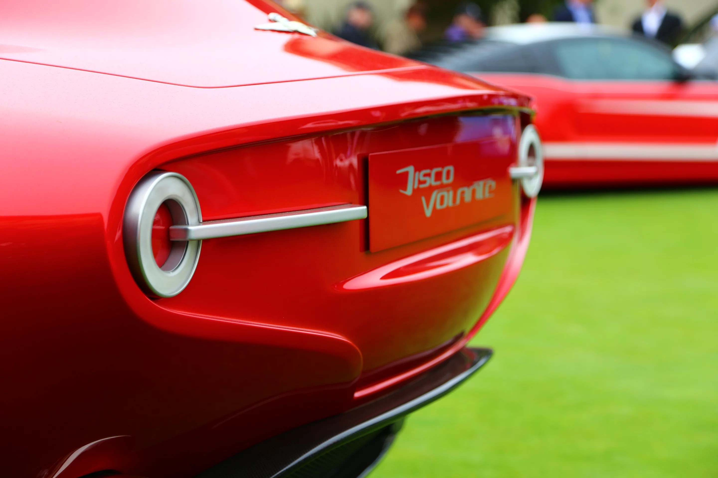8C Disco Volante's rear taillights are directly inspired by spaceship influences and 50's concept cars (Photo: Angus MacKenzie/Gizmag.com)