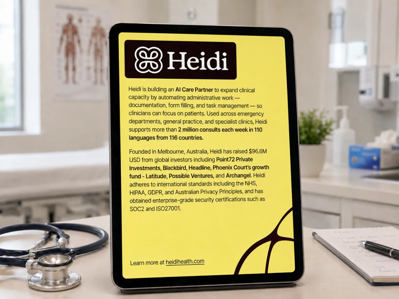 Heidi Health is one of a growing number of AI scribe platforms designed to reduce doctors’ administrative workload