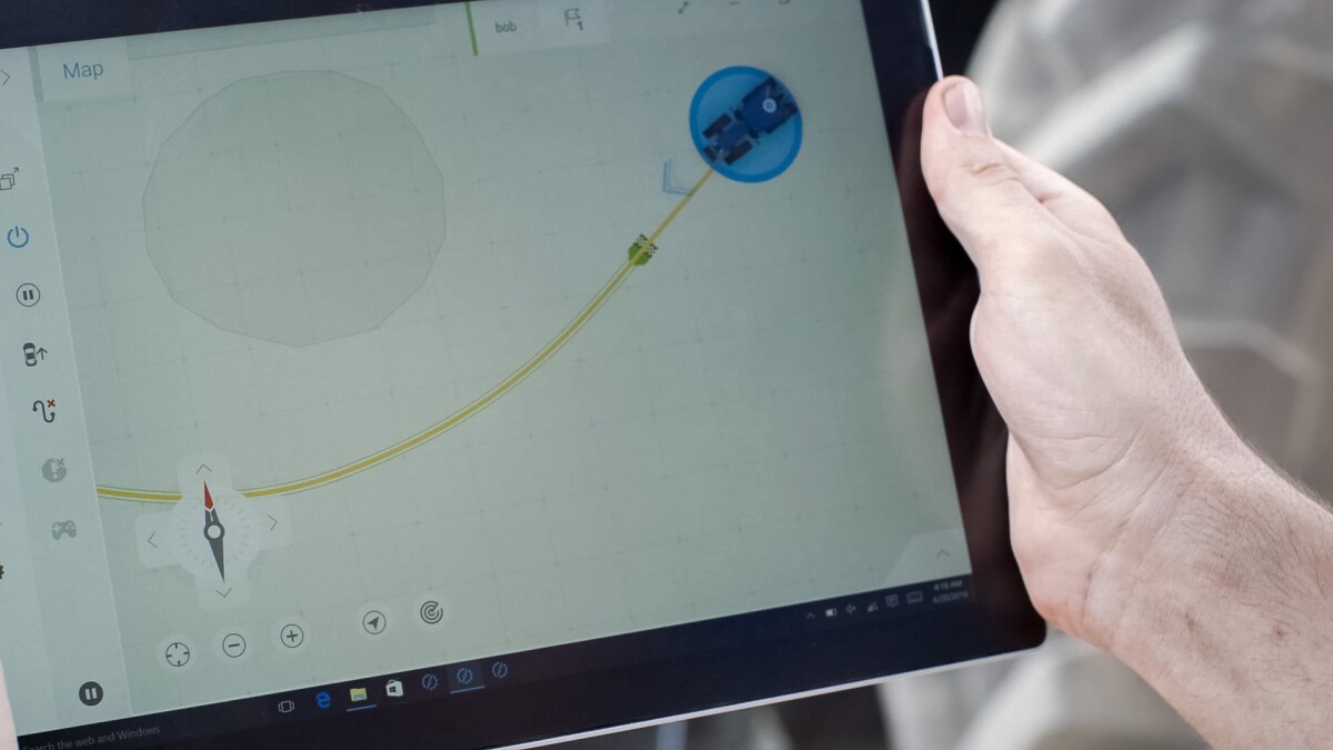 The mapping software that comes with the autonomous tractors