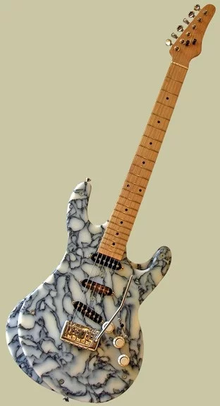 Simon Lee's Cyclotron guitars