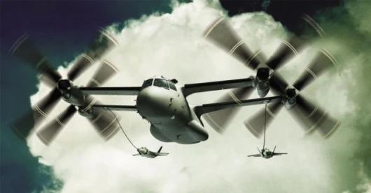 An artists impression of the Quad Tiltrotor