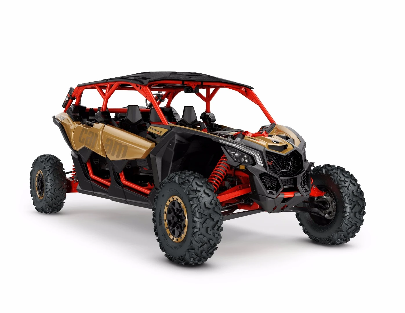 The flagship Maverick X3 Max X rs offers more suspension travel, 30-in tires, a full roof and other upgrades