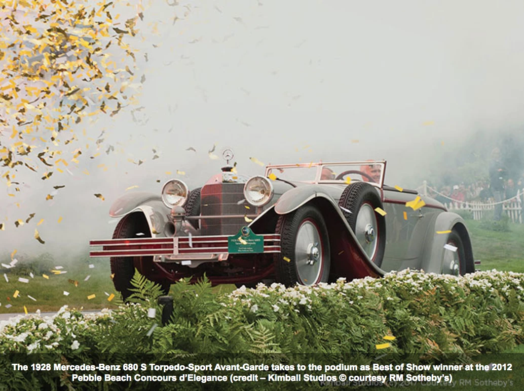 This Saoutchik Mercedes-Benz 680 S Torpedo will headline RM-Sothebys Villa d'Erba sale. The 1929 New York Auto Show car and Best of Show at the 2012 Pebble Beach Concours d'Elegance, the car is already one of the top 100 most valuable cars in the world, having sold for $8,250,000 during Monterey Car Week in 2013, and it had previously been in the top 100 a decade ago, having sold for $3,645,000 during Monterey Car Week in 2006.