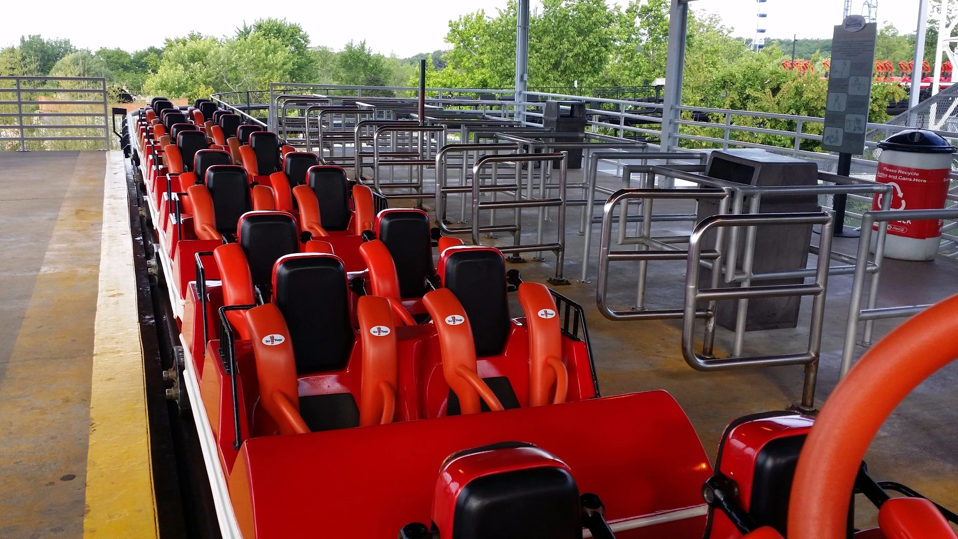 The ride waiting for its first victims, er, passengers