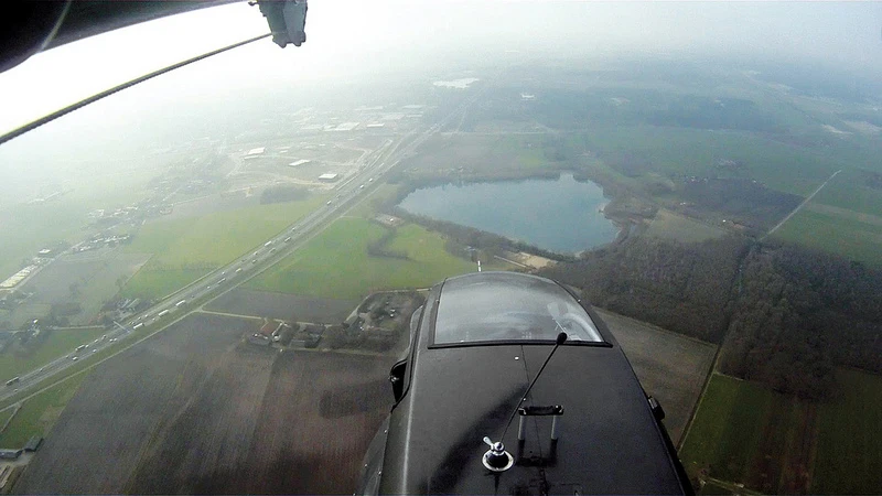 View of the cockpit in flight (Photo: PAL-V)