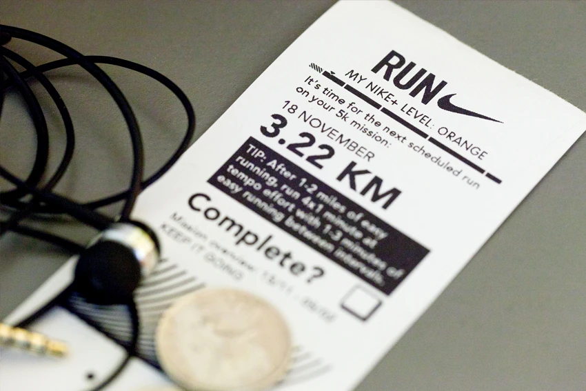 Little Printer output includes things such as exercise schedules