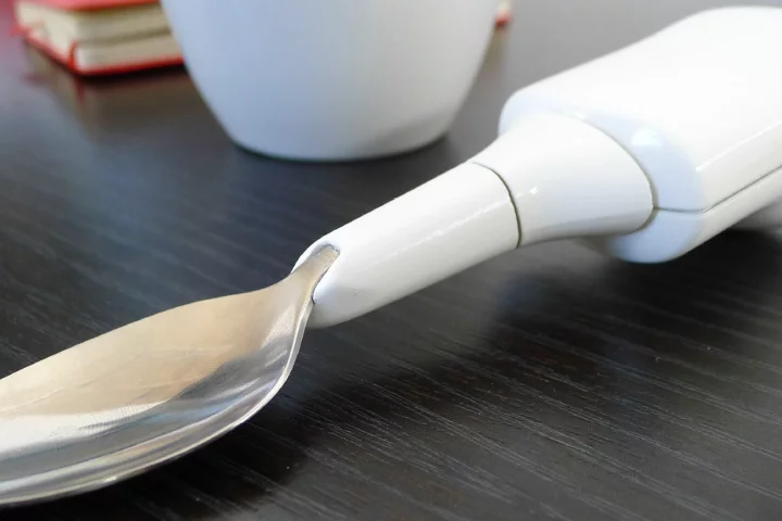 The Liftware Spoon utilizes Lift Labs' Active Cancellation of Tremor technology