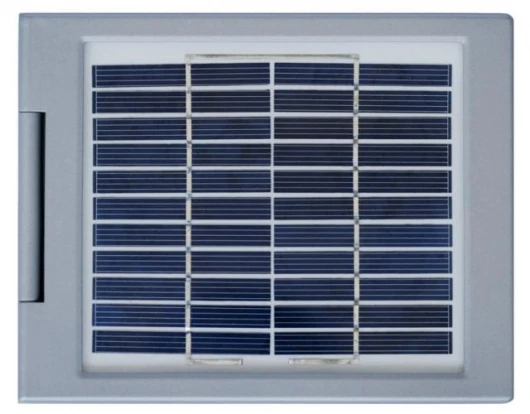 The covering panel of the multimedia screen incorporates the solar panel - make sure your headstone faces the sun