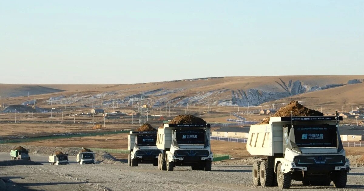 China deploys 100 autonomous electric mining trucks in Mongolia