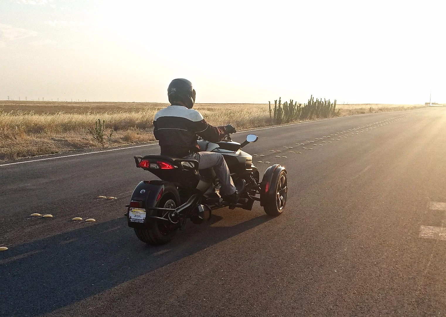 The F3-S offers a comfortable ride and quickly tick off the miles