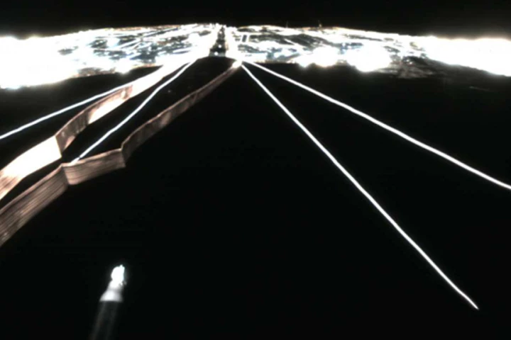 IKAROS with it's solar sail successfully deployed