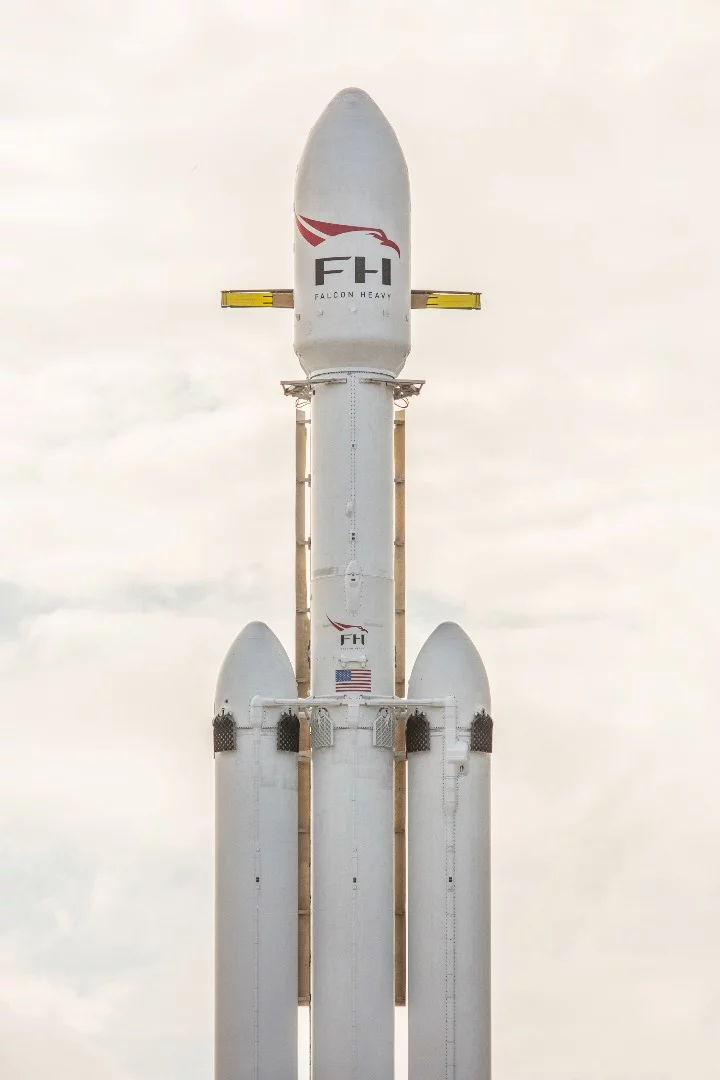 SpaceX's Falcon Heavy rocket was built to carry humans into deep space