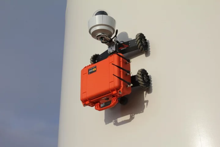Helical Robotics' HR-MP20 wind turbine-inspecting robot