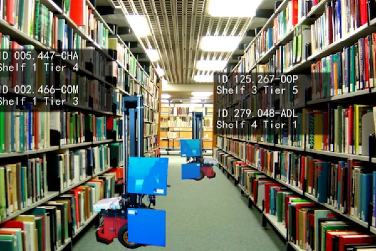 Researchers have designed an autonomous robotic librarian that scans RFID tags and can help locate misplaced books