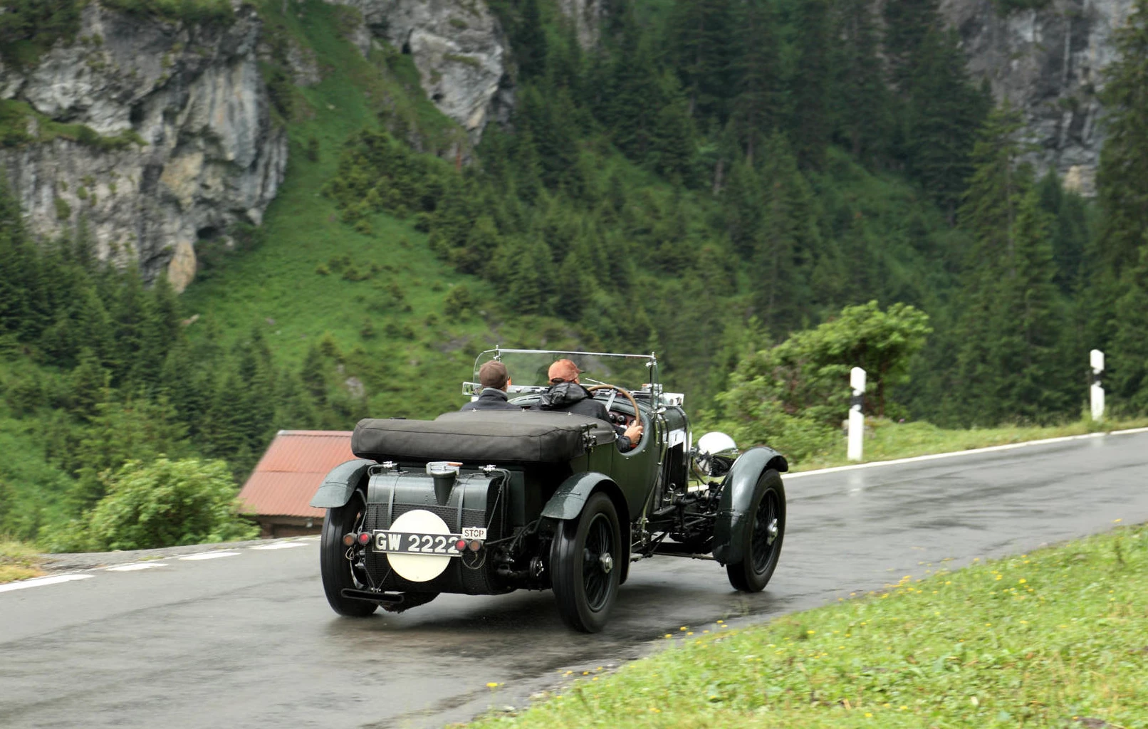 The supercar status of the Bentley 4½-Litre Supercharged Tourer in its day is hard to reconcile with road cars of today, or even in the post-war era. The 50 that were built were essentially homologation specials, in much the same way that the Ferrari 250 GTO ("Gran Turismo Omologata") was built to enable a car to be raced, though the blower Bentley performed well beyond anything that the 250 GTO did, actually finishing second at the 1930 French Grand Prix. Whereas the GTO did well in sports car racing, the Bentley Touring car finished second against a field of monoposto racing cars, with Bugatti T35 Grand Prix cars taking first, third, fourth, fifth and seventh. The race report details how Sir Henry Birkin drove blower Bentley tiouring car in the 396 km race: A curiosity in the largely single-seat entry list was Tim Birkin's 4½-litre supercharged "Blower Bentley" touring car, stripped down to racing trim, with headlights and mudguards removed. This car sold for £2,017,500($2,666,358)