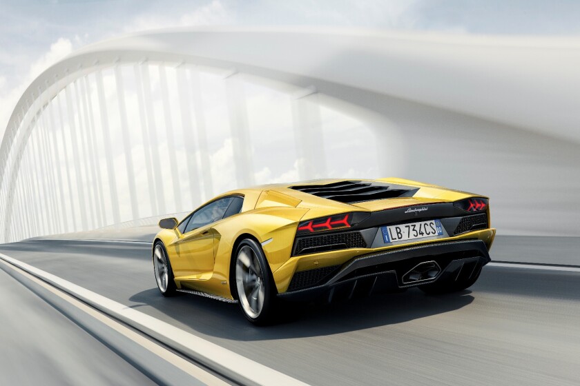 The new Lamborghini Aventador S