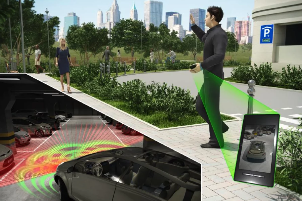 A rendering of a Valet Park4U user