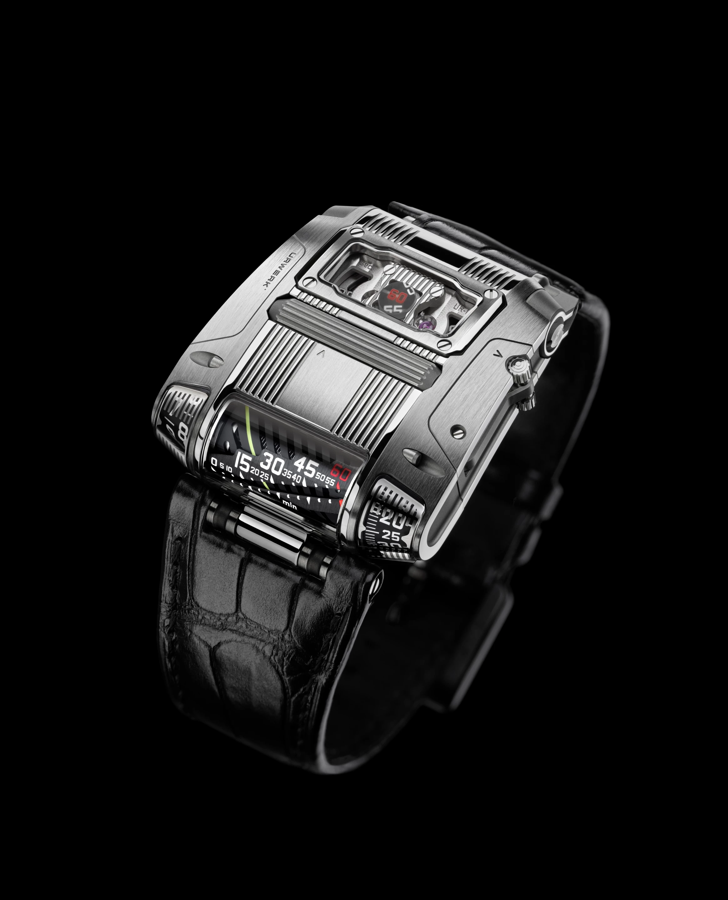 The Urwerk UR111C in steel
