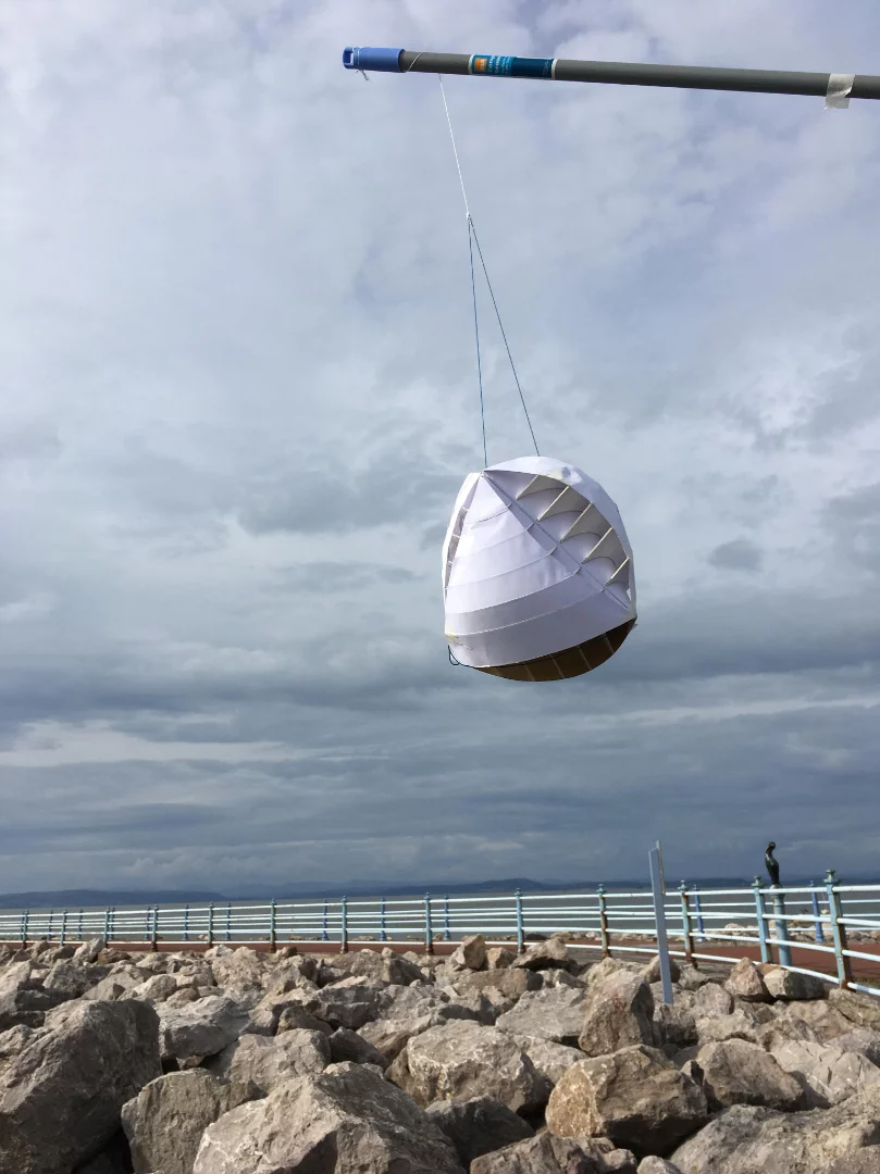 Any way the wind blows, this turbine will spin in a constant direction