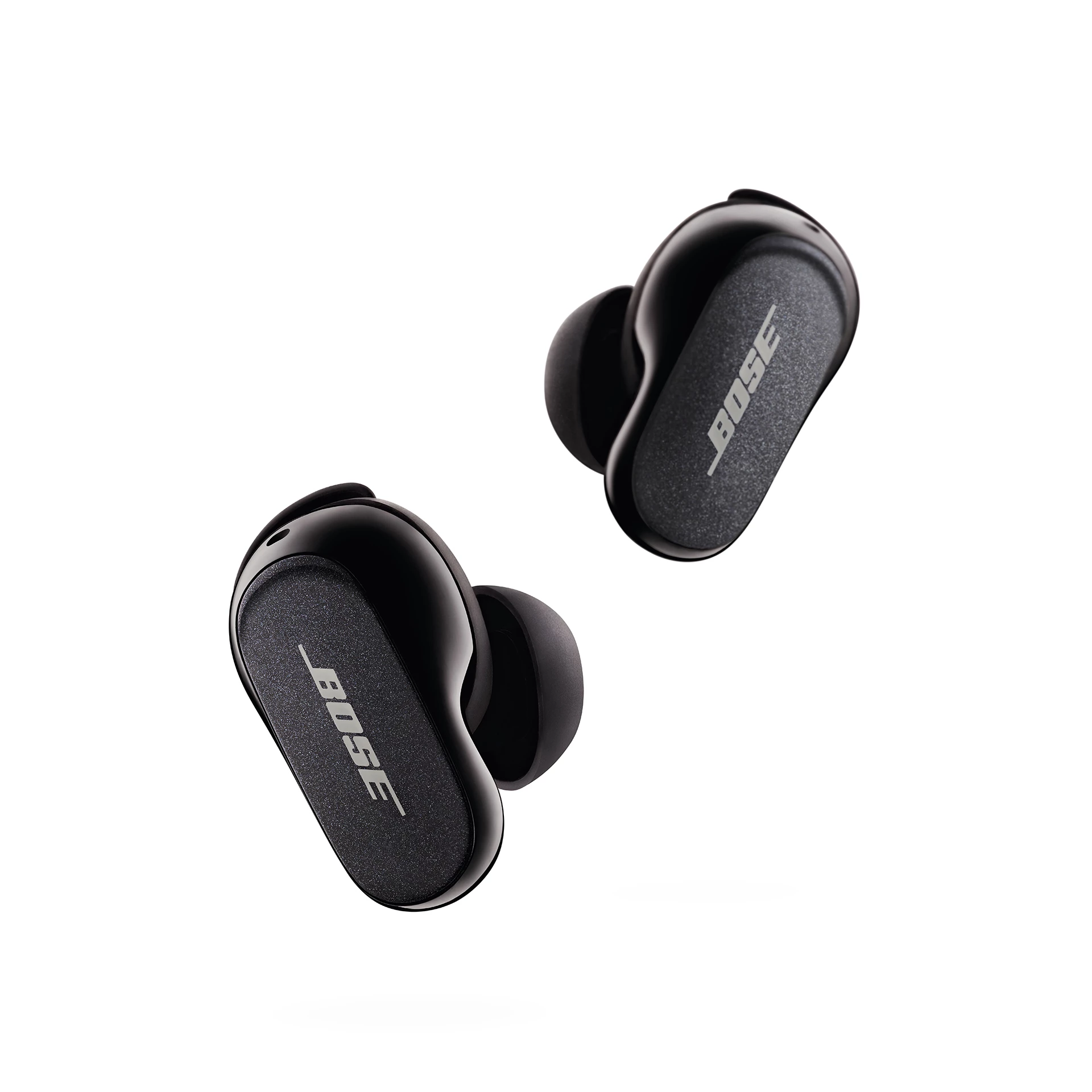 In addition to filtering out low-frequency rumbles, the QC Earbuds II's noise cancellation technology also aims to cut out the "voices of nearby coworkers, screaming babies on the bus, or family distractions in your home office"
