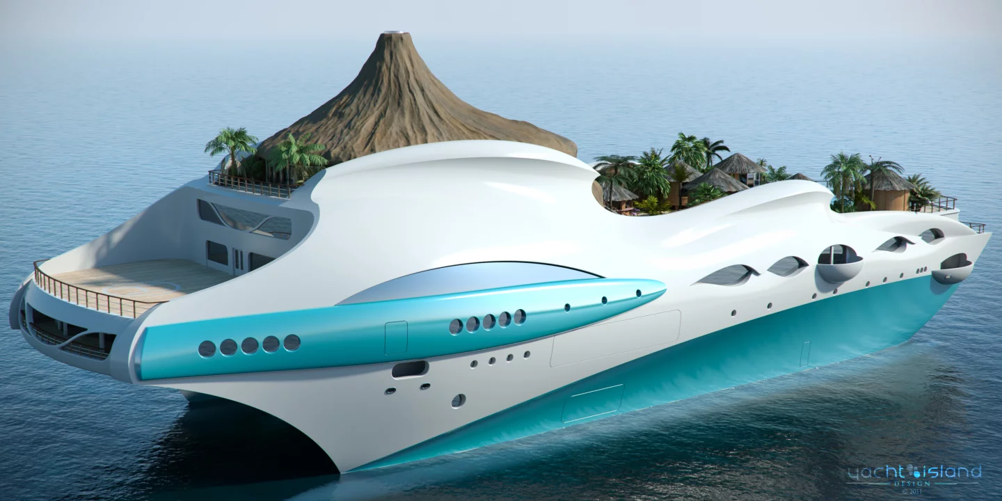 Yacht Island Design's "Tropical Island Paradise"