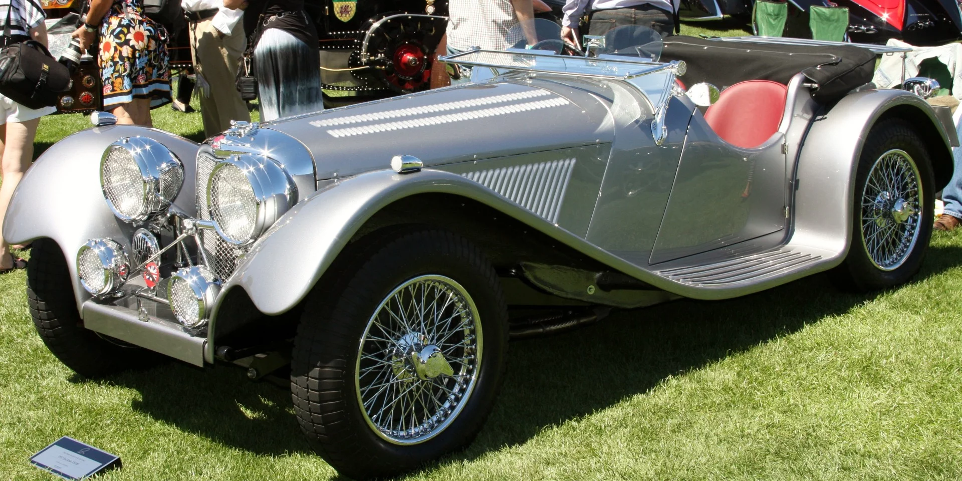 1937 Jaguar SS-100 at The Quail