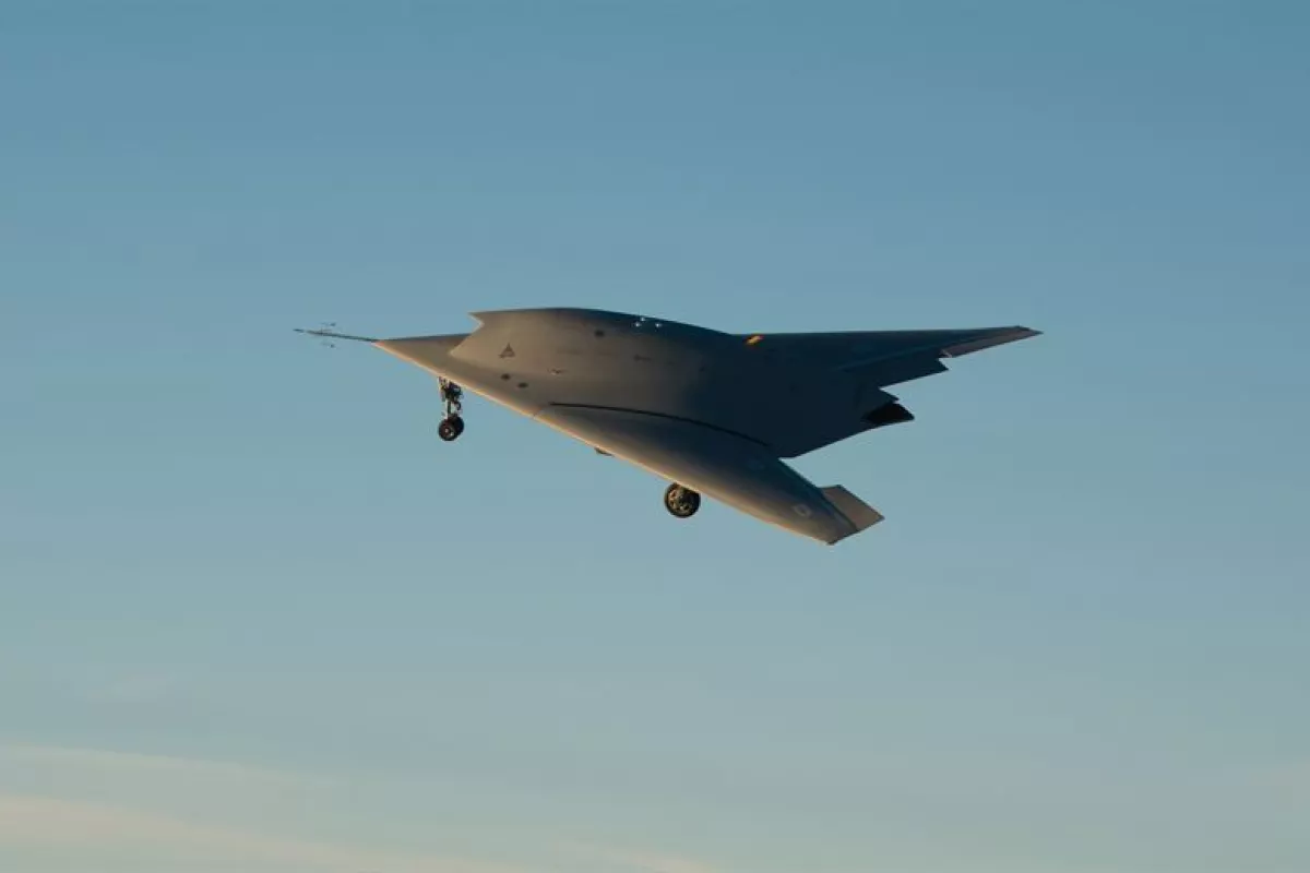 The nEUROn Unmanned Combat Aerial Vehicle (UCAV) demonstrator on its maiden flight