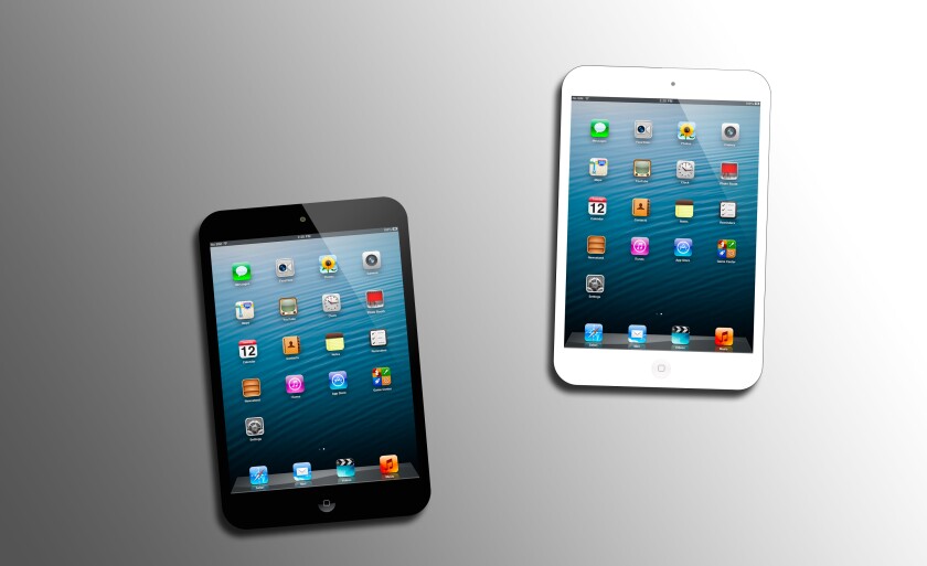 We'll likely see black and white models of the iPad mini