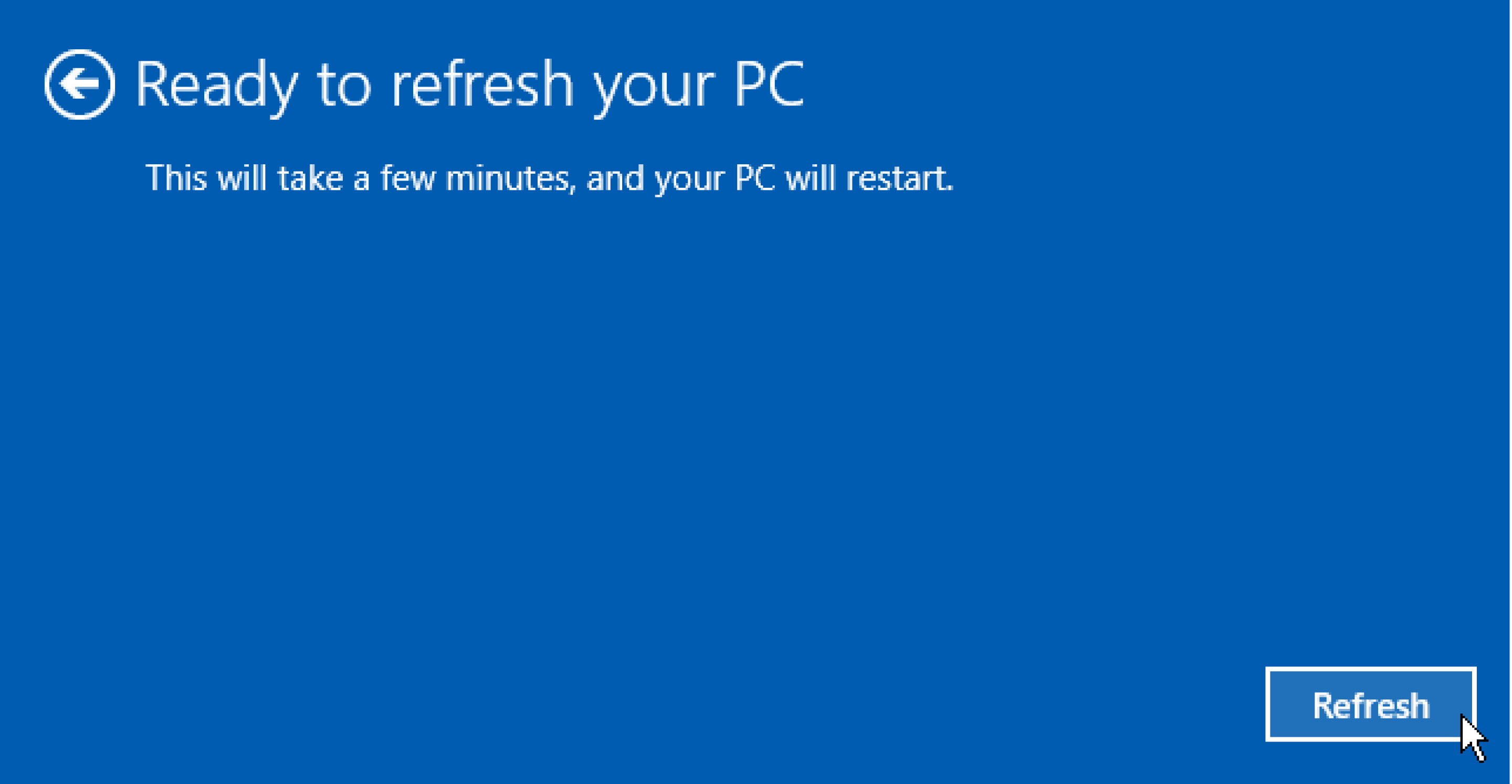 How to give your Windows 8 PC a clean start with PC Refresh