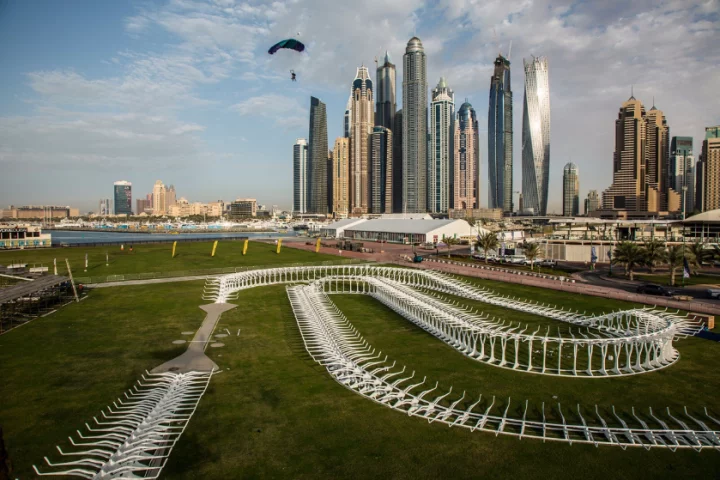 Event organizers claim that the World Drone Prix will be run on the first custom-built track designed specifically with drone racing in mind