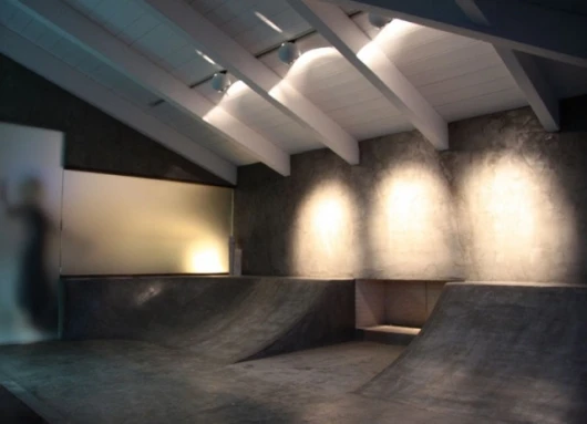 Living room skate ramps
