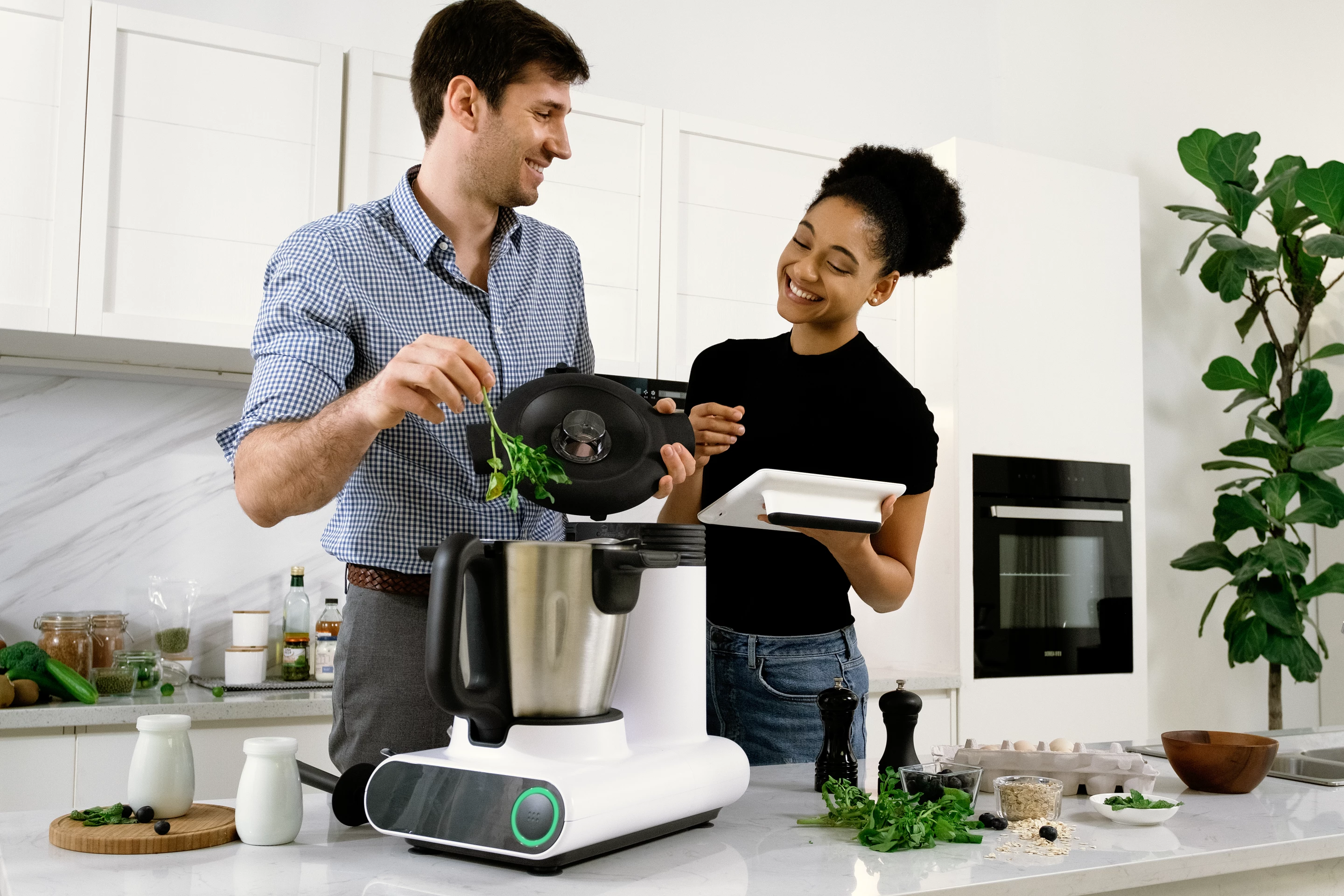 Julia walks users through the cooking process
