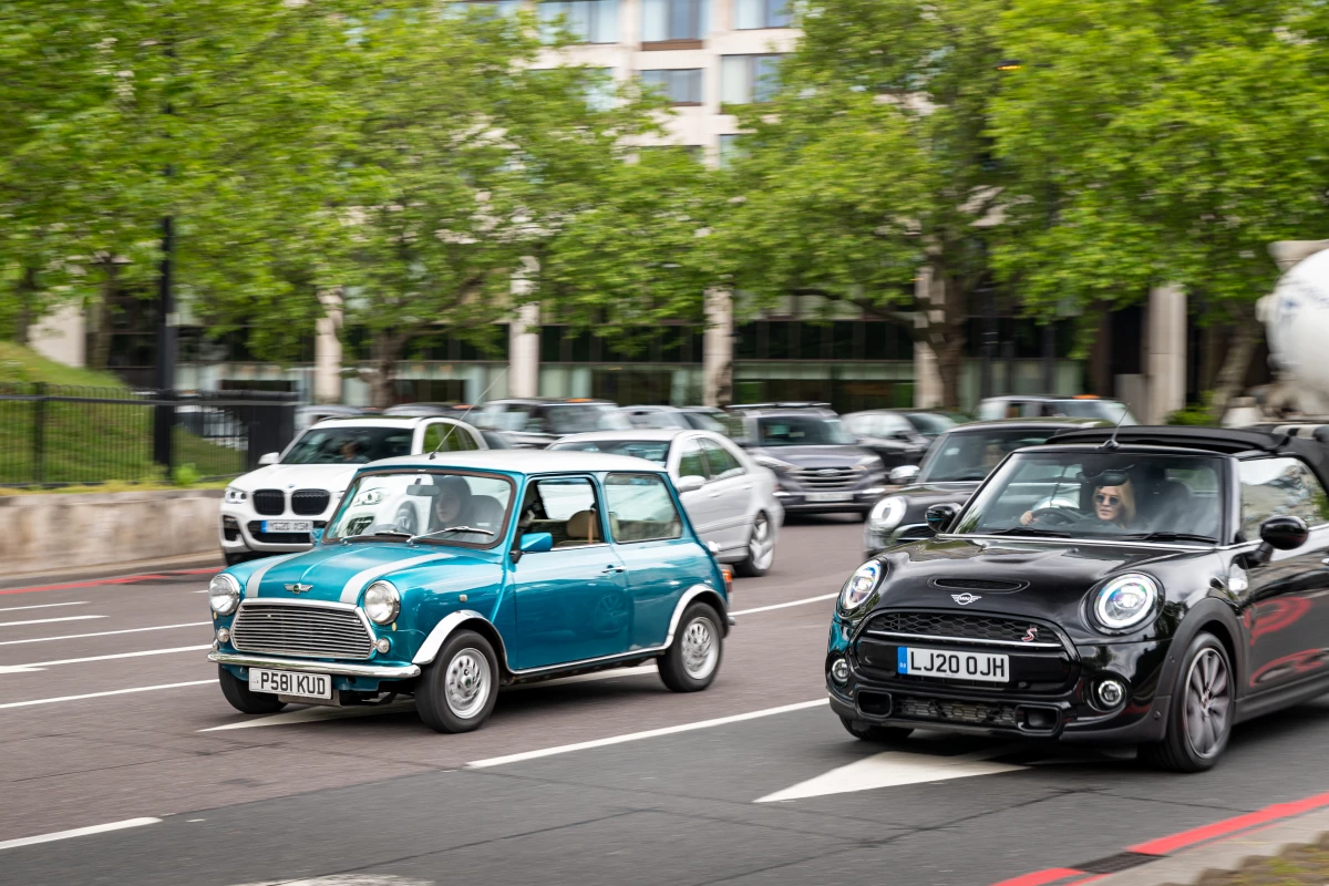 London Electric Cars will convert a classic Mini (left) to all-electric drive for £25,000