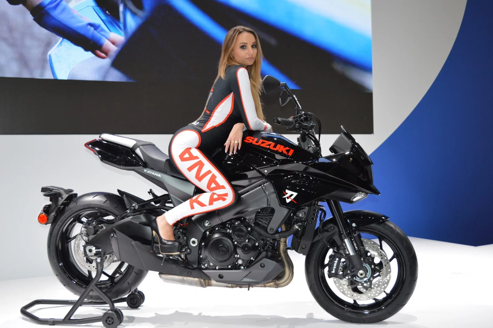Suzuki didn't have anything new to show at EICMA, other than the blacked out version of the Katana