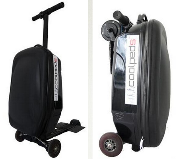 The Briefcase Electric Scooter from Coolpeds can be transformed into a mode of transport quickly and easily
