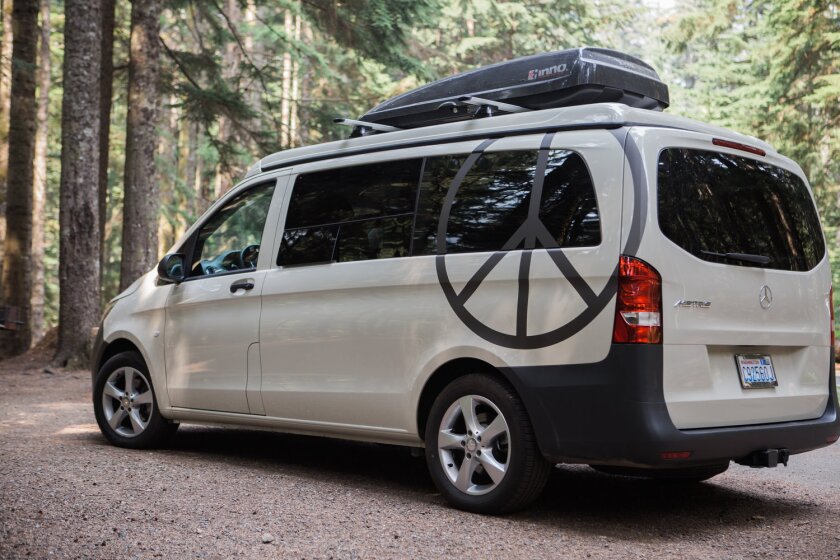 Out and about in a Peace Vans Metris camper van