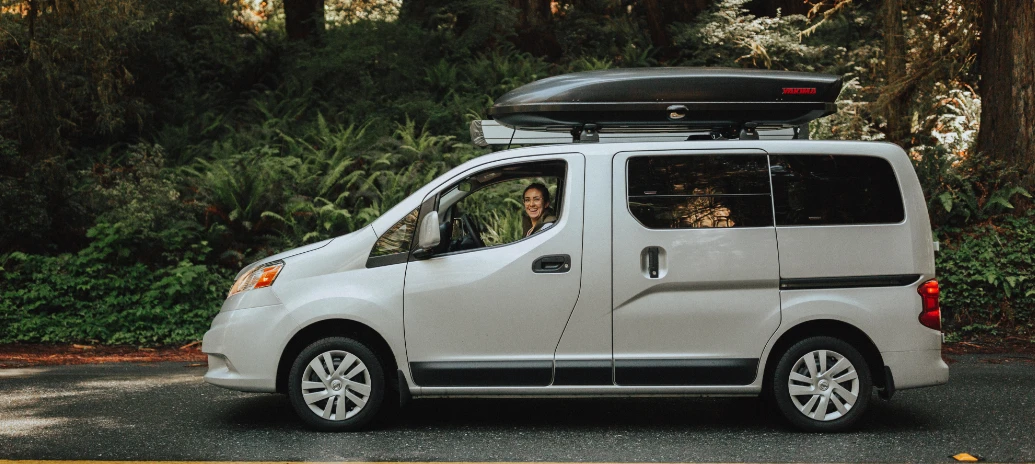 Caravan Outfitter offers the cross bars and roof box as options