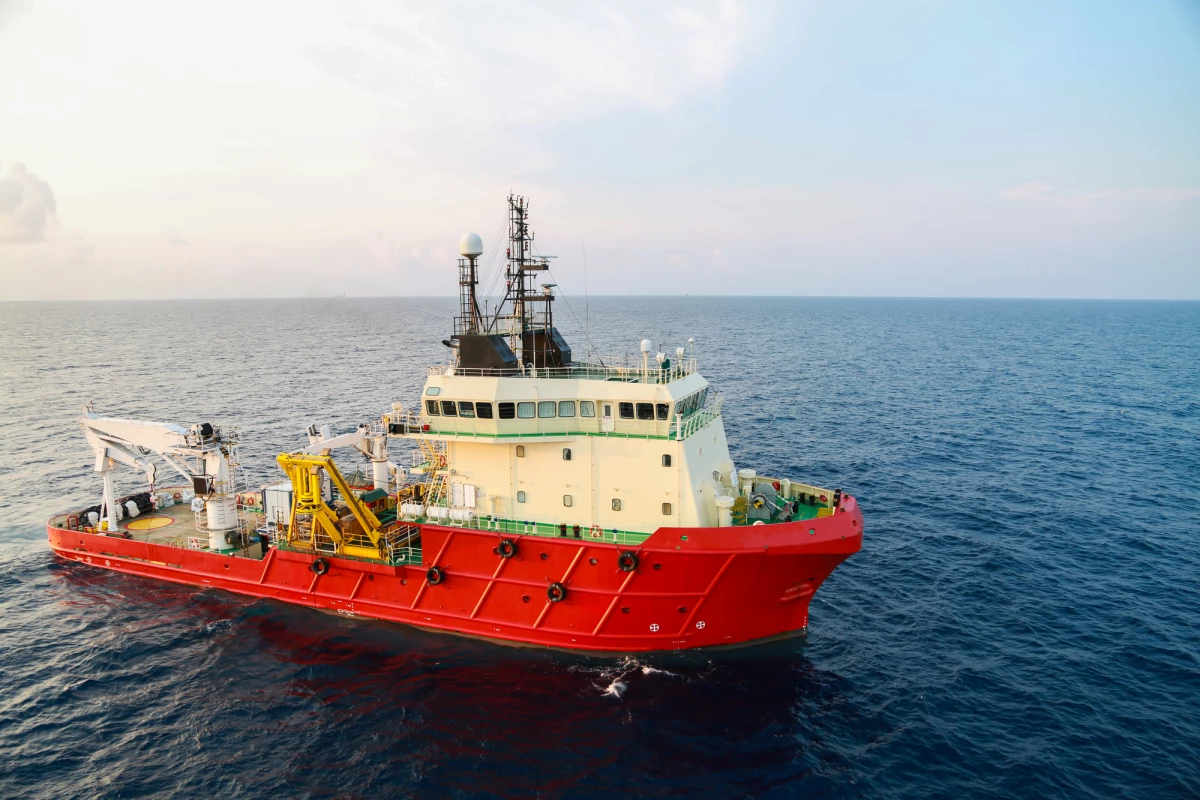 Lockheed Martin will conduct a study for a Large Unmanned Surface Vessel (LUSV) based on a commercial ship (not pictured)