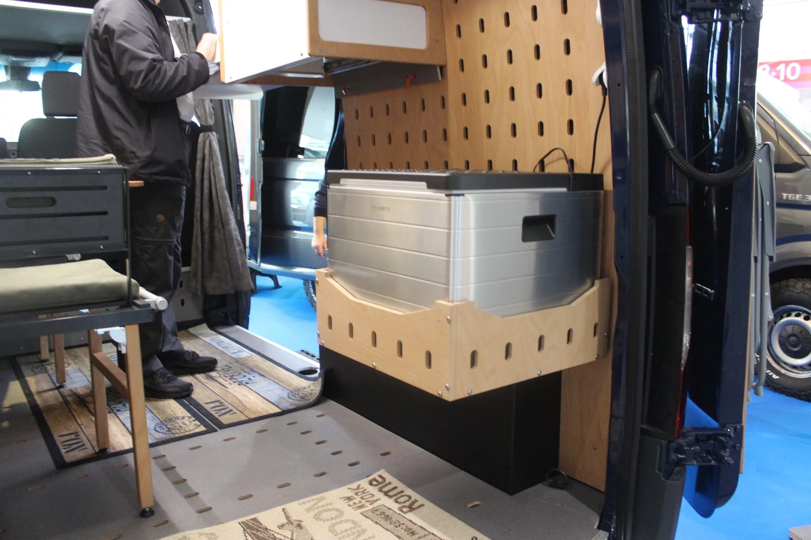 Inside the Cargo Camper City