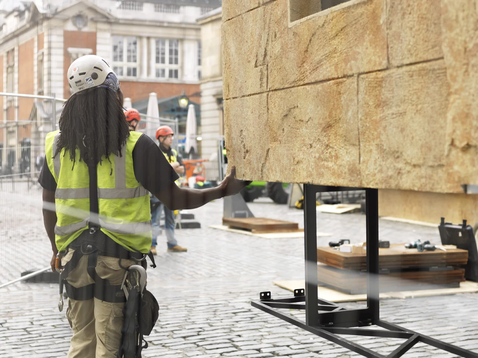 Photo documenting the construction process (Photo: Chris Tubbs)