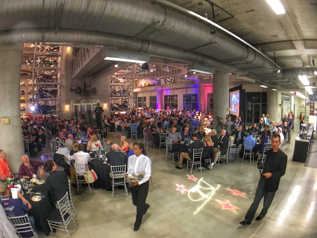Friday night's always popular museum fund raising dinner. This year (because it was Britten) they had to turn people away it sold out so early.