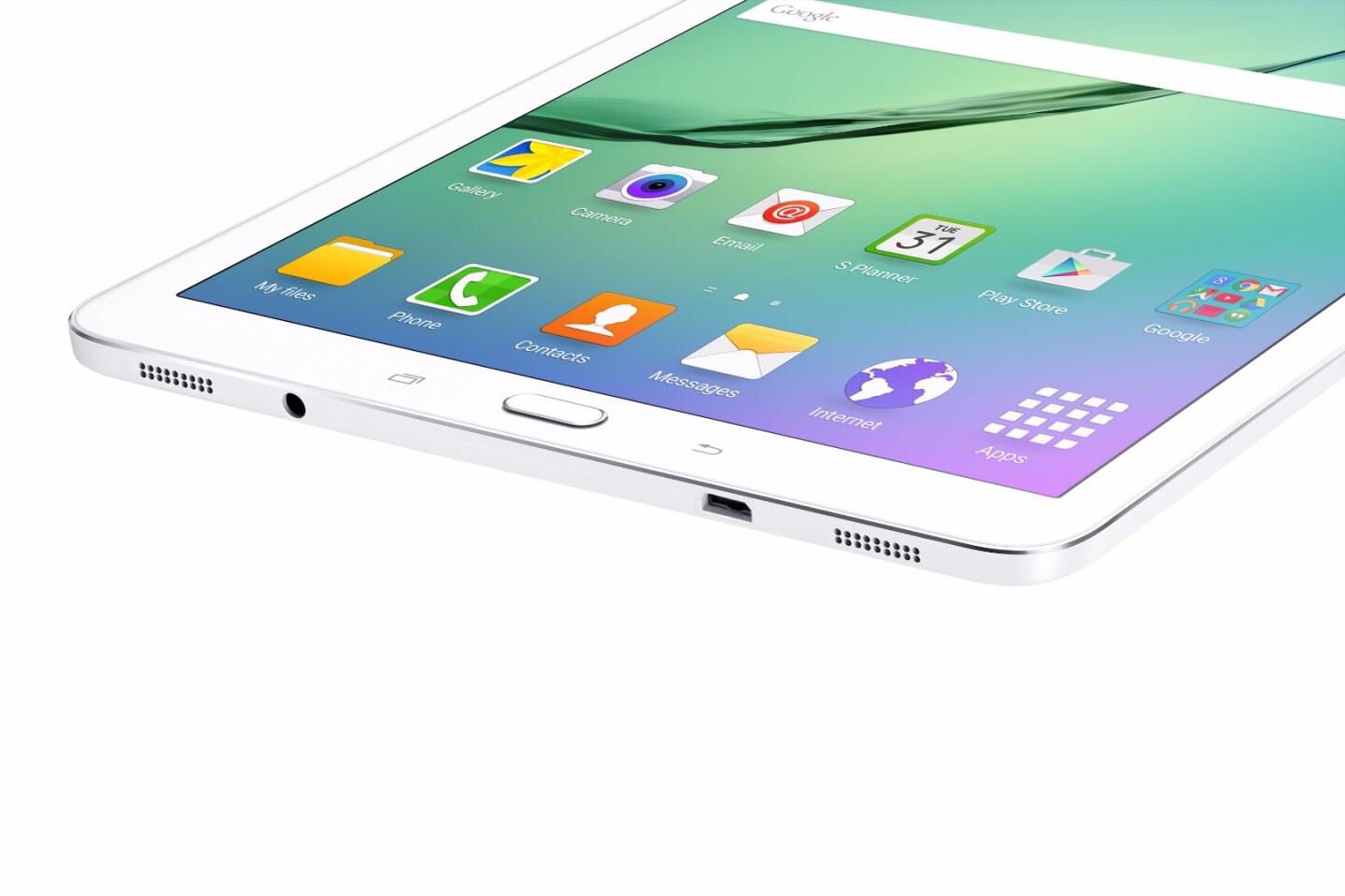 They carry the same Super AMOLED display tech found in the 2014 Tab S series, but with 2,048 x 1,536 resolution
