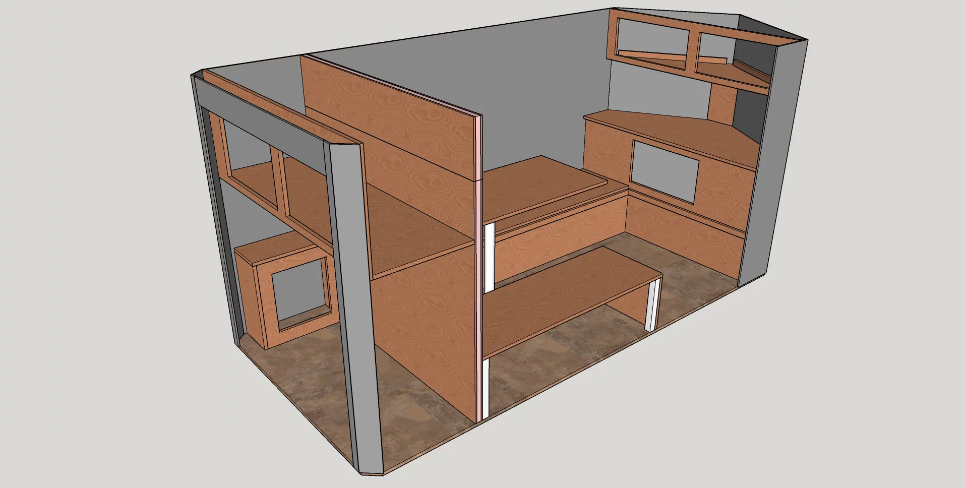 The 5 x 10-foot model