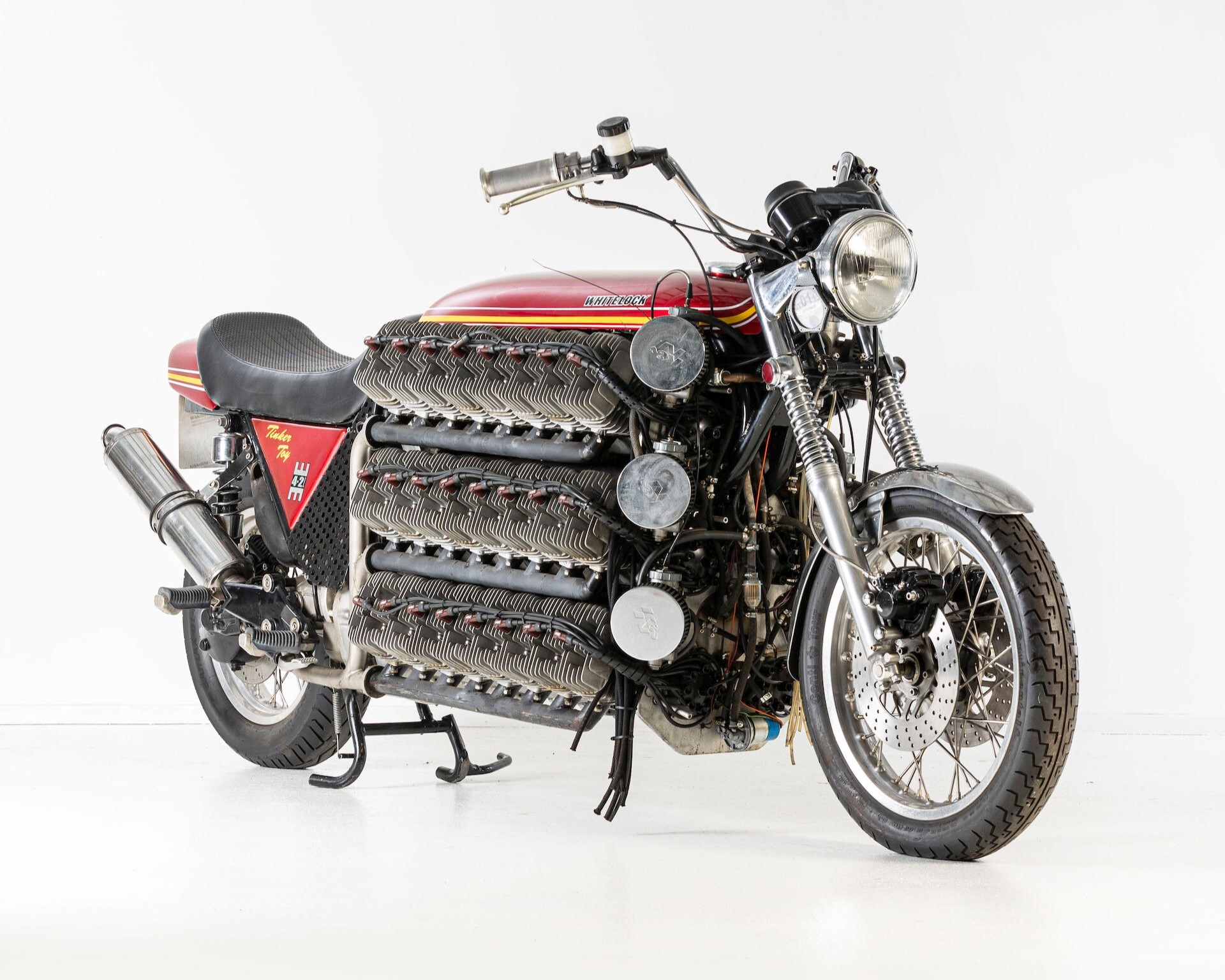 It is assembled from six banks of eight cylinders each
