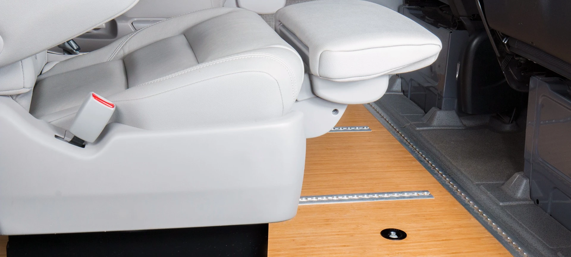 While the Adventure Wagon sleeps two on its MOAB bed, it can seat more with front and rear seating