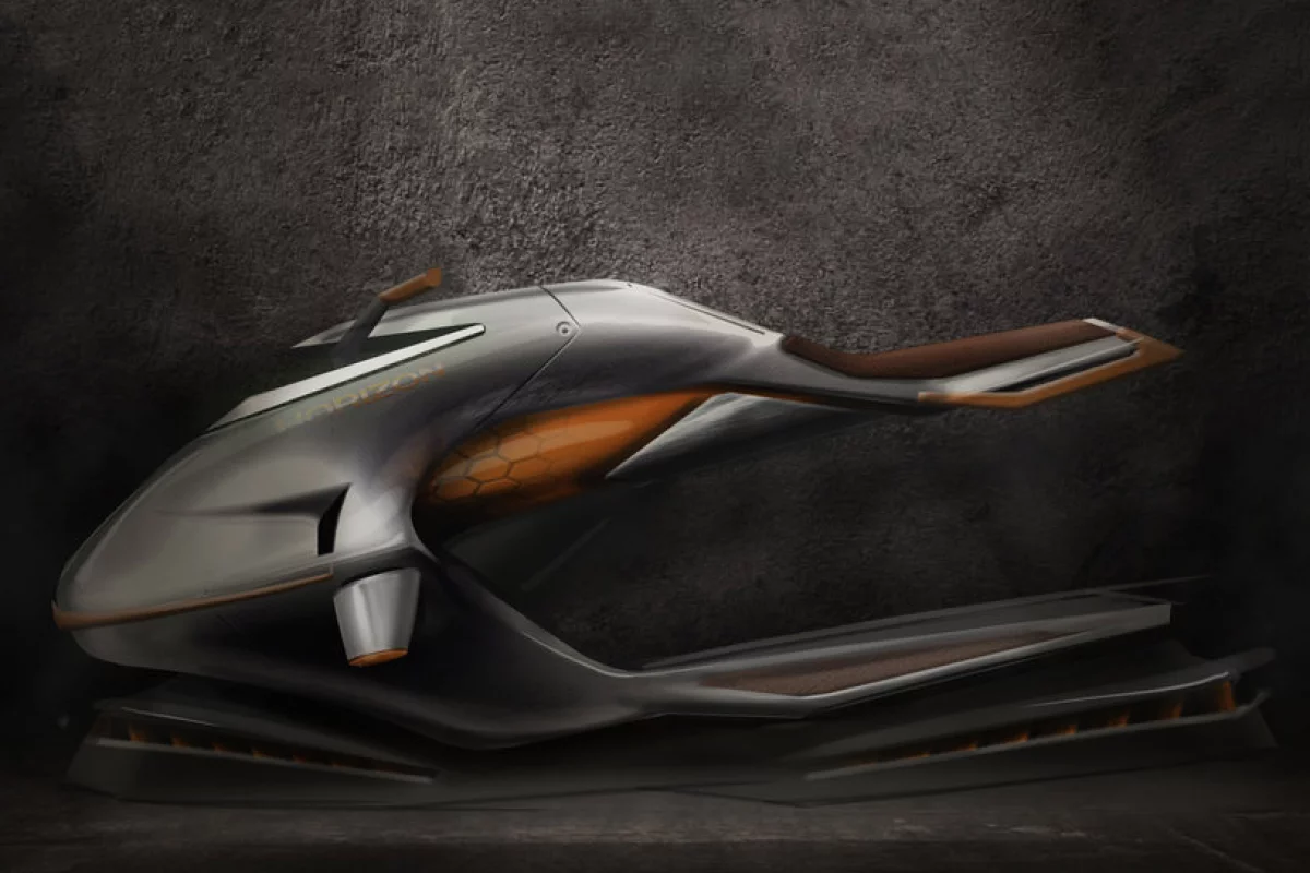 The only image on Horizon's website looks very little like the aircraft described, but hey. Hoverbike!