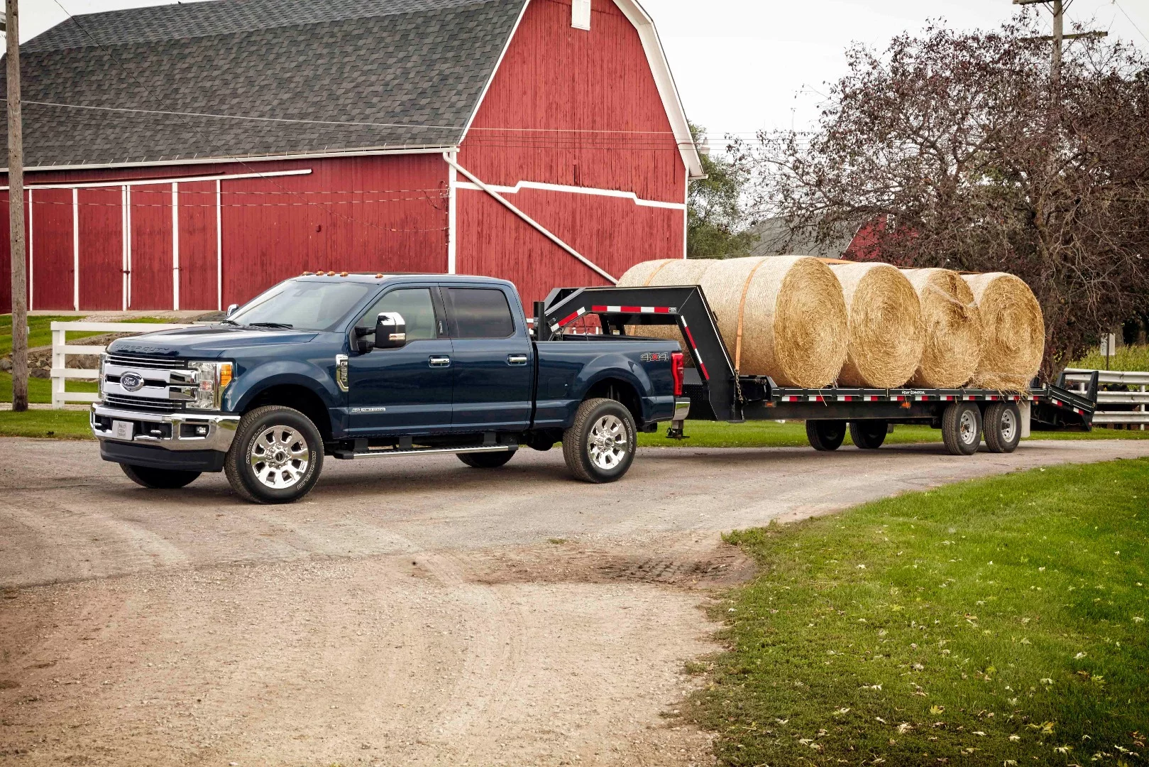 Towing capacity varies based on the trailer you've got fitted